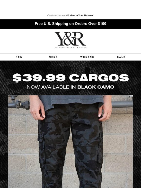 Your favorite cargos in a new colorway