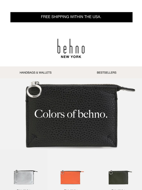 THIS WALLET WILL MAKE YOU FEEL BRAND NEW.