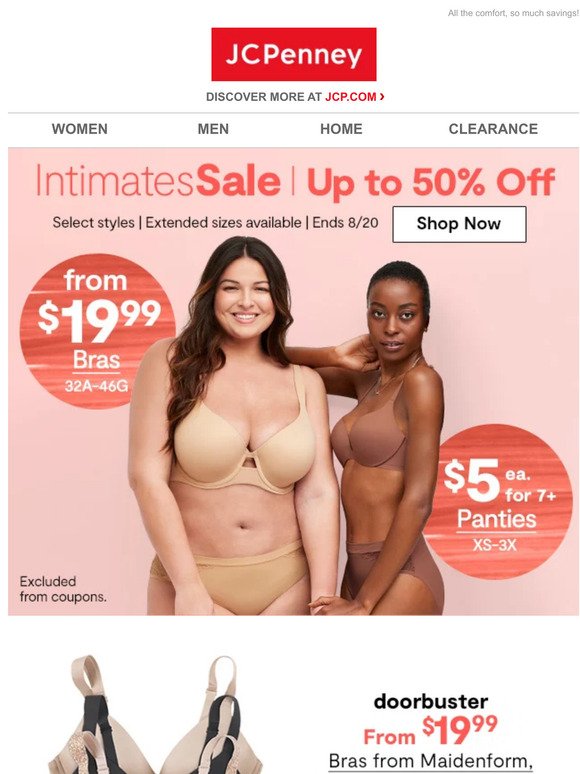 Hurry! $19.99 bras going fast