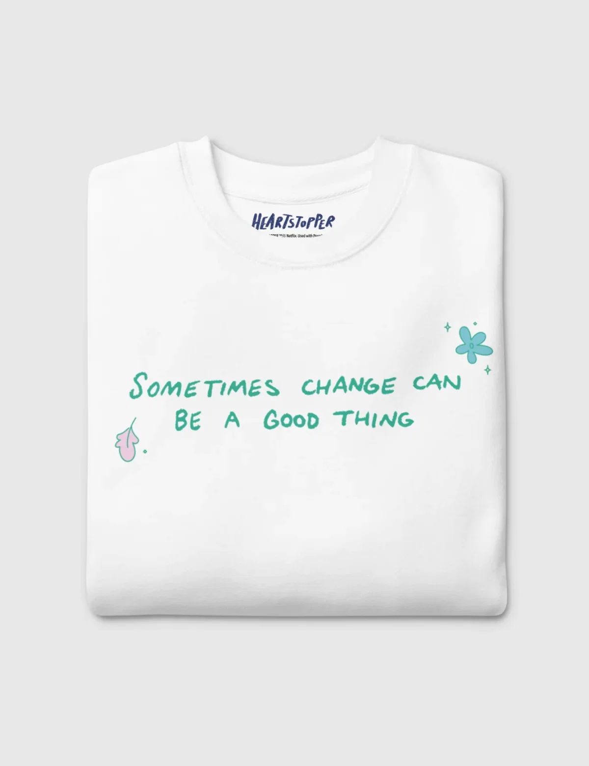 Image of Heartstopper Unisex Premium Sweatshirt [White]