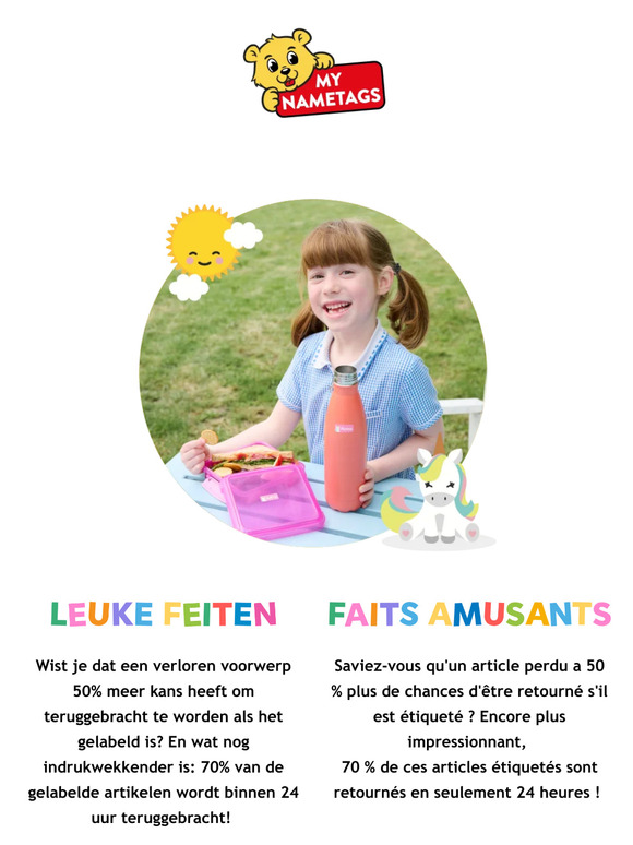 Vind uw Terug-Naar-School Labels! | Trouvez vos étiquettes pour la rentrée !
