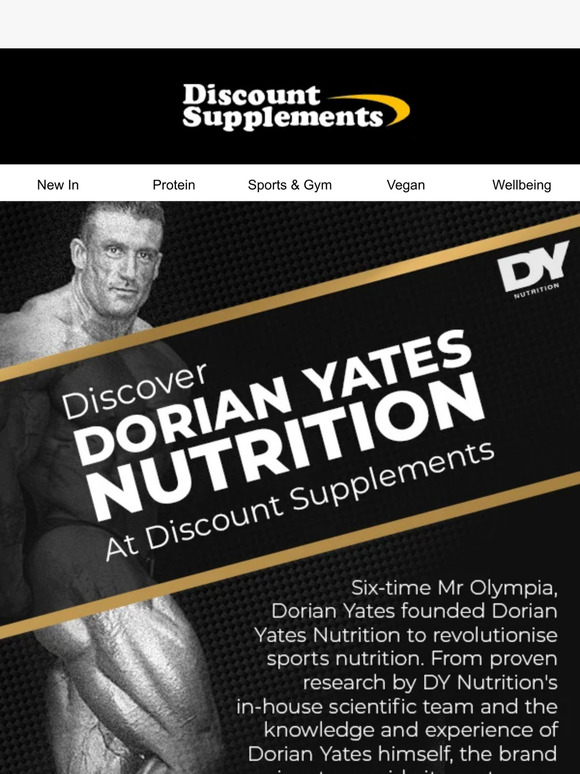 Enhance your gains with DY Nutrition 🏋️
