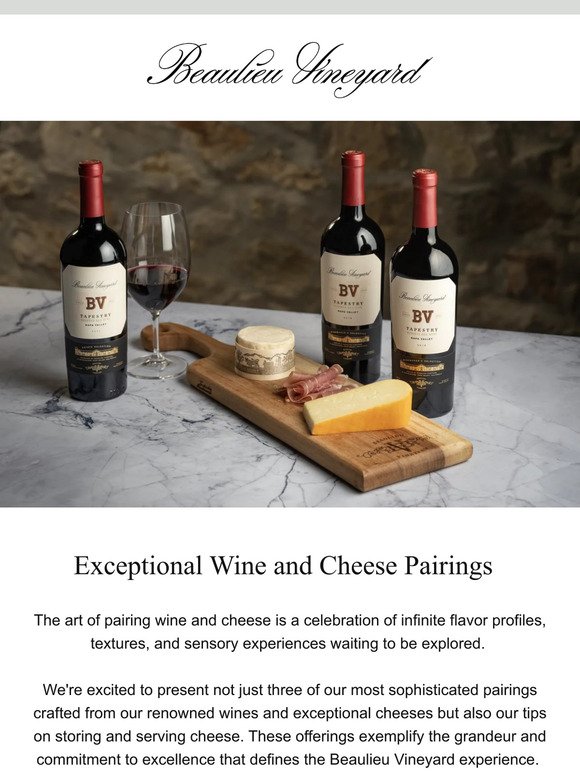 Exceptional Wine and Cheese Pairings