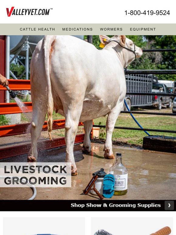 Valley Vet Supply Livestock Grooming Favorites Milled
