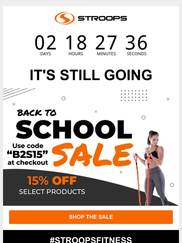 Hey! Stroops Back To School Sale Is Still Going!!