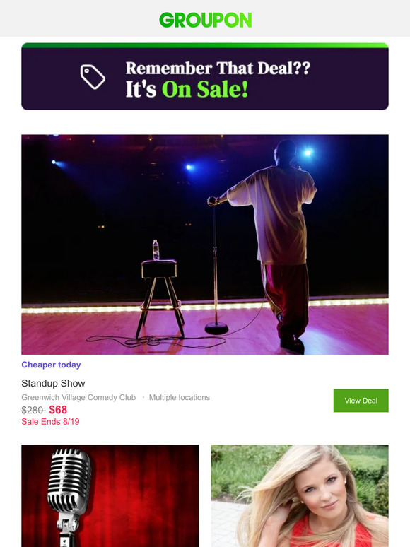 A Deal You Viewed is Now on Sale