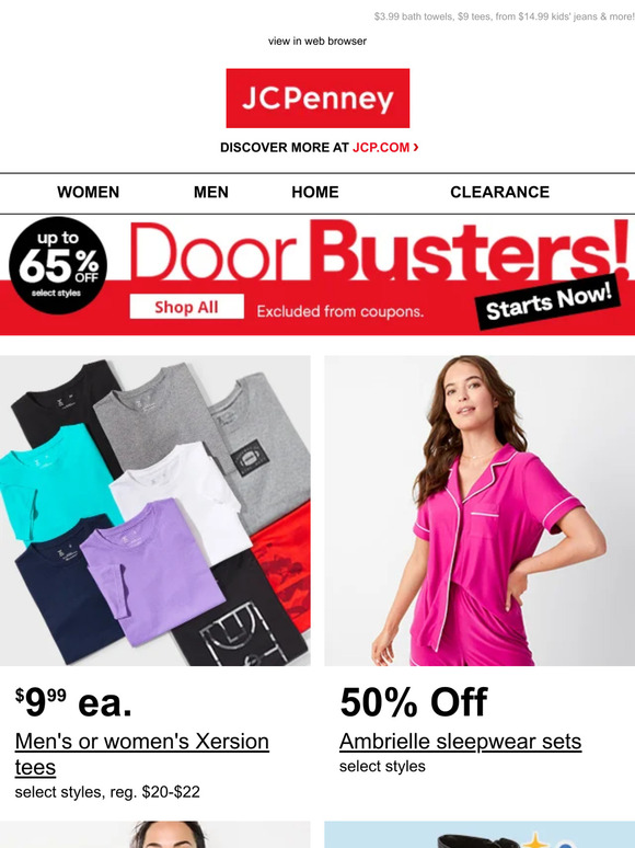 Back & better! Up to 65% Off DoorBusters