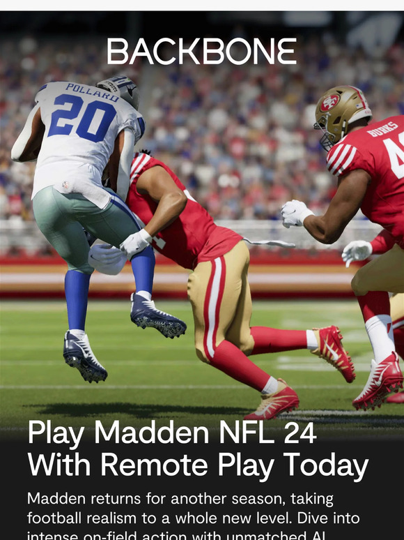 Play Madden NFL 24 with Remote Play Today