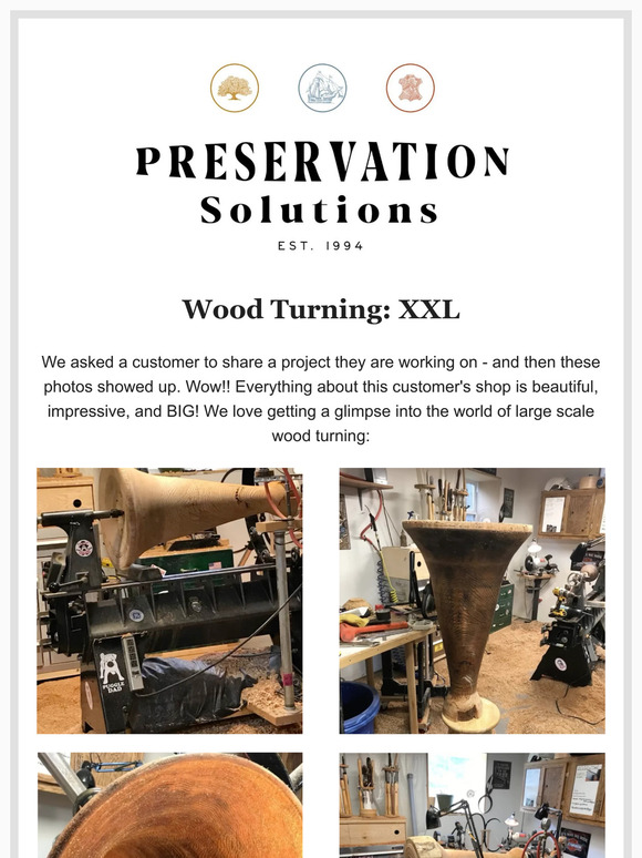 Wood Turning: XXL - A Glimpse into a Wood Turner's Studio