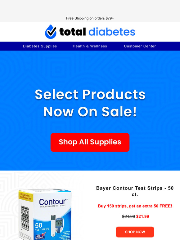 Total Diabetes Supply 🔥 Select items now on sale! Milled
