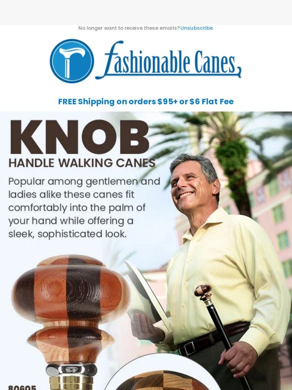 Blend Comfort with Tradition: Explore Knob Canes