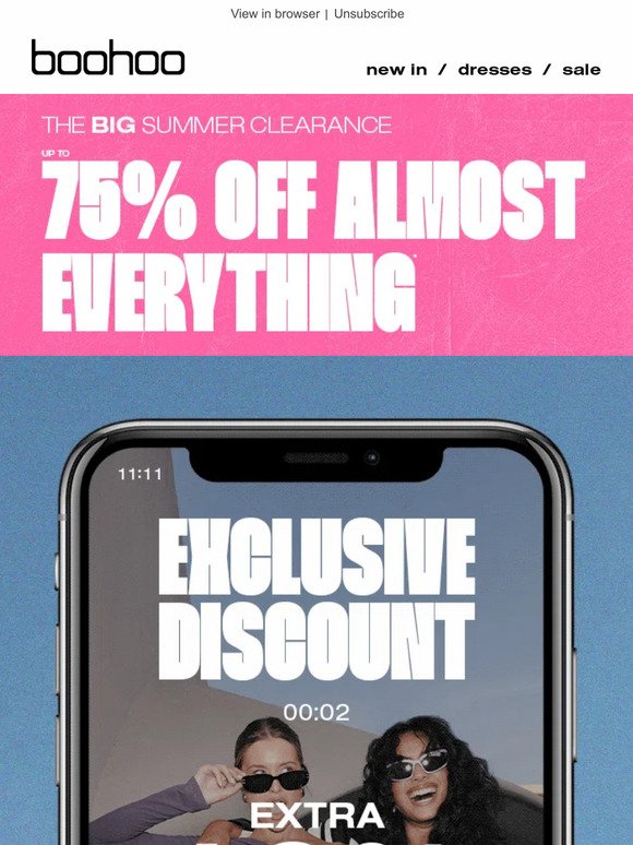 EXCLUSIVE: Extra 10% Off Everything!