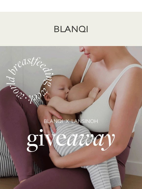 🔥 Win the BLANQI x Lansinoh $750 prize pack!