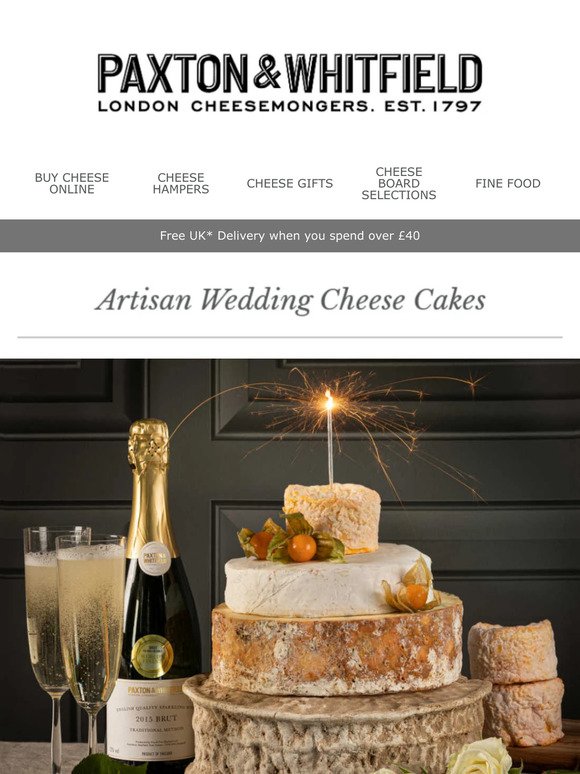 It's Wedding Season ✨ Shop Paxton & Whitfield Wedding Cakes