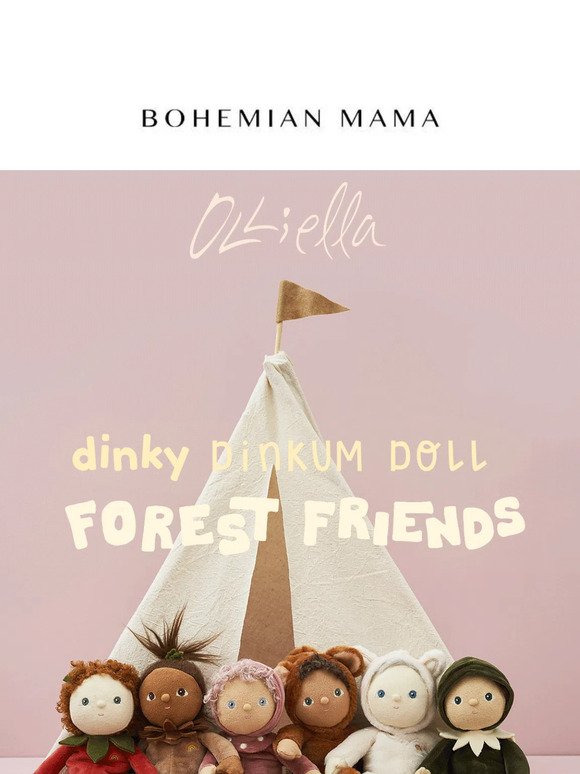 Introducing: Dinky Dinkum Doll Forest Friends 🌲