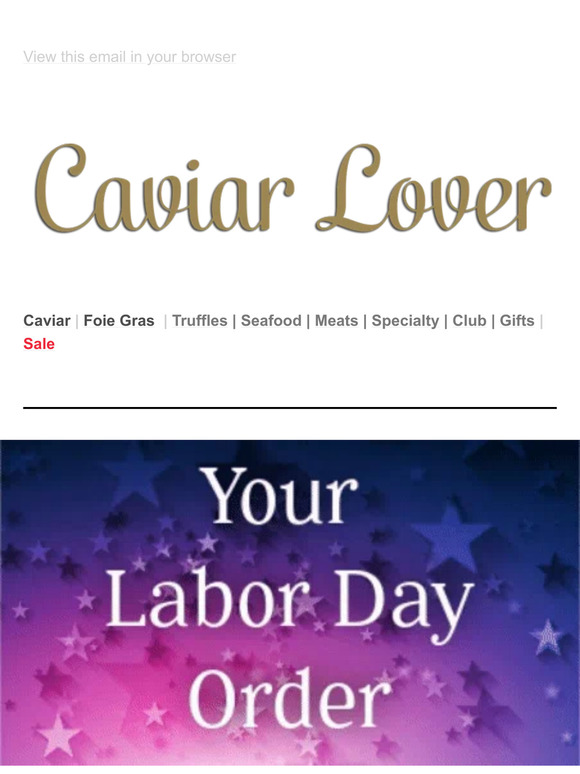 Your Labor Day Order! Get 25% OFF