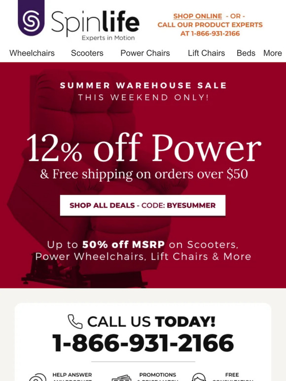 Summer Warehouse Sale Starts Now And It's Our BIGGEST One