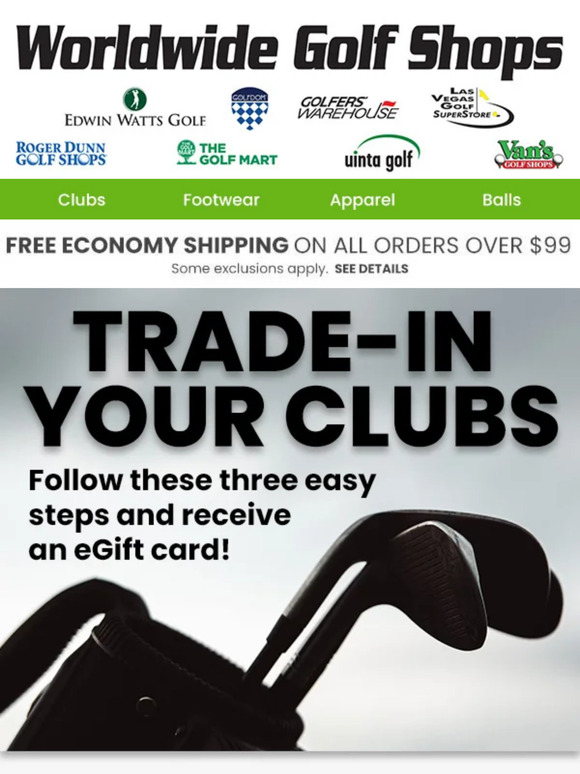 Worldwide Golf Shops TradeIn Your Clubs & Upgrade Today! Milled