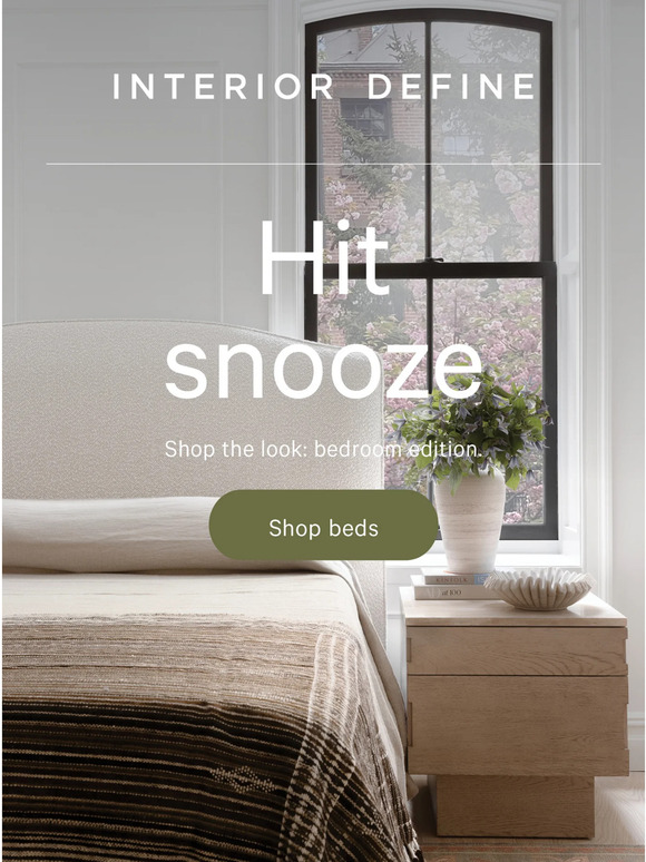 Weekend plans? Sleeping in.