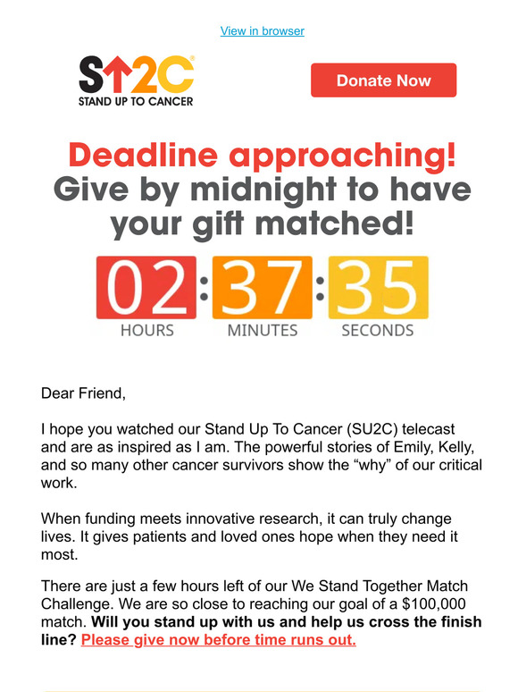Friend, it’s not too late!