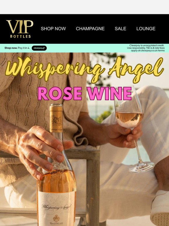 Sip Summer Bliss with Whispering Angel!