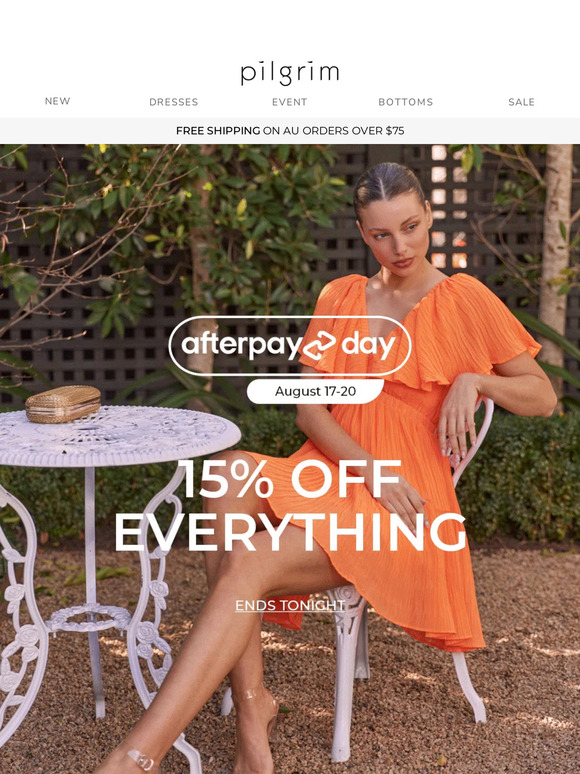 LAST CHANCE — 15% Off Sitewide Ends Tonight!