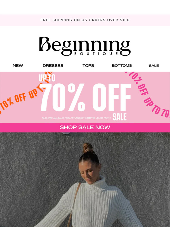 Up To 70% OFF Is Almost Over 🔥