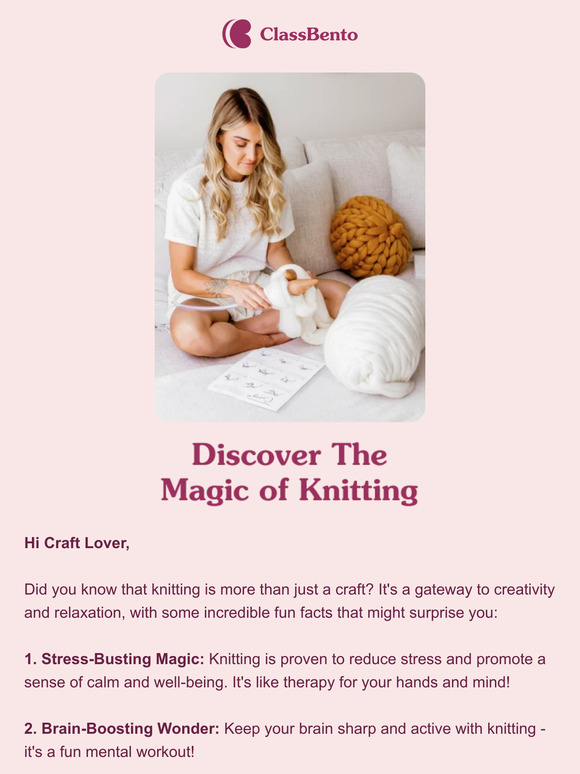 Discover The Magic of Knitting! 🧶✨