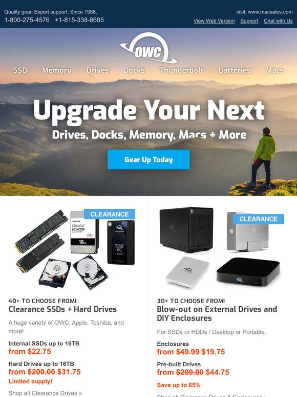 ⛰️ Amazing deals to conquer your next! Macs, drives, docks + more...