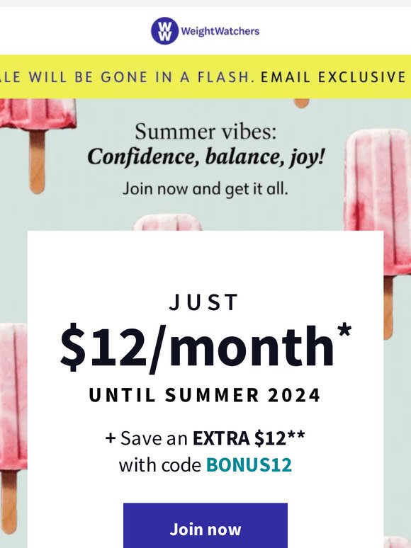 Get started for $12/mo + $12 off