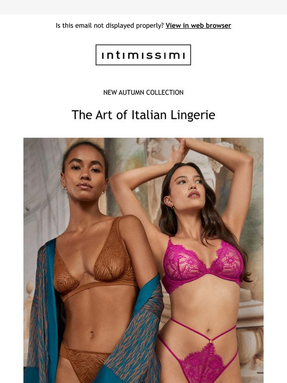 The Art of Italian lingerie: Structured, sensual and designed for special occasions