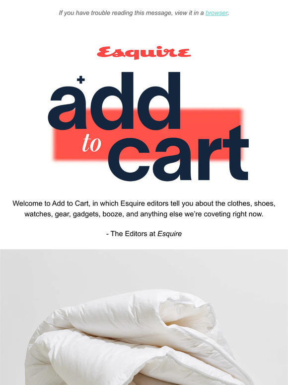 esquire The Most Luxurious Duvet Ever Made Milled