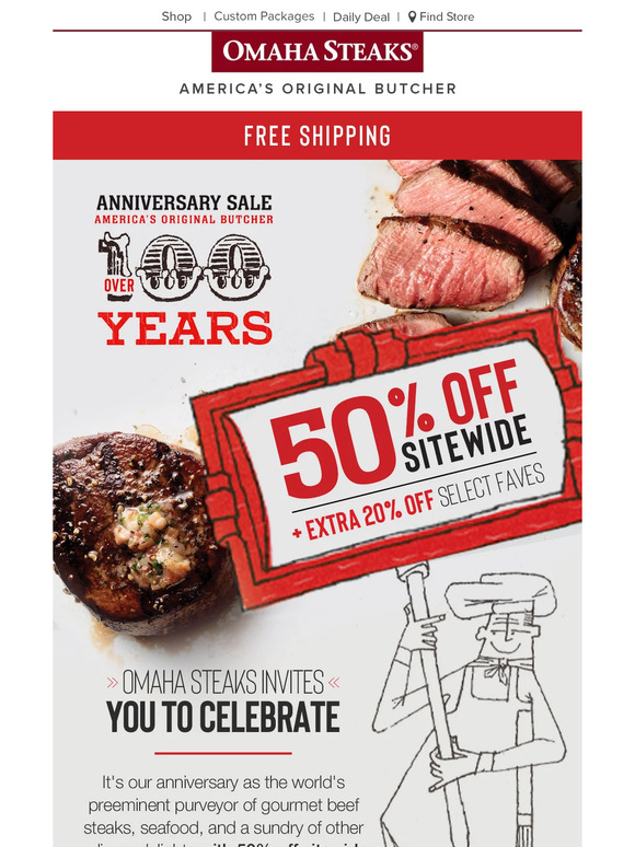 50% OFF sitewide plus an EXTRA 20% OFF.