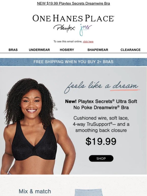 Cushioned Underwire? Yes, Please!