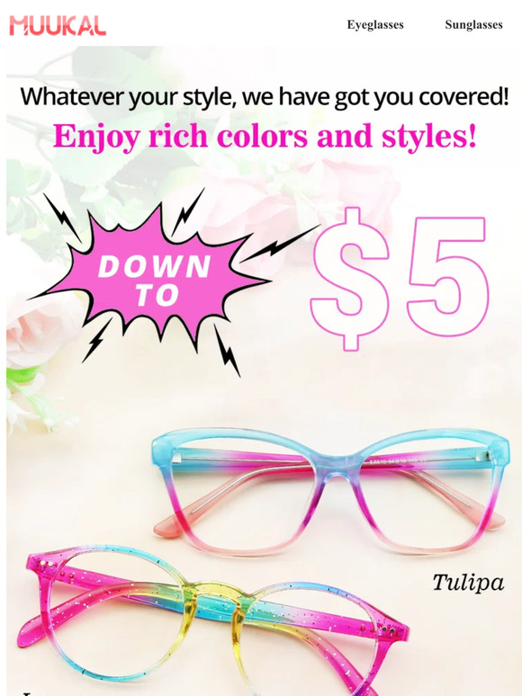 Down to $5 | Best-selling glasses⭐💥📣