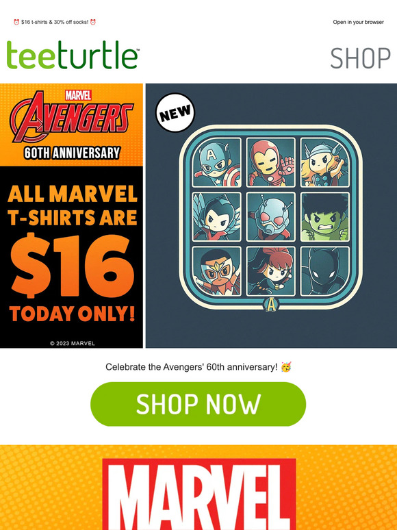 MARVEL 24 HOUR FLASH SALE!