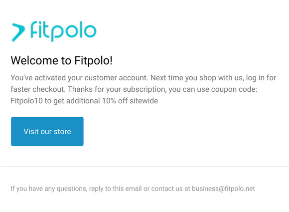 Customer account confirmation