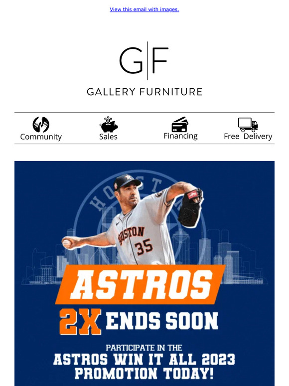 If Astros win it all again, so do Gallery Furniture customers