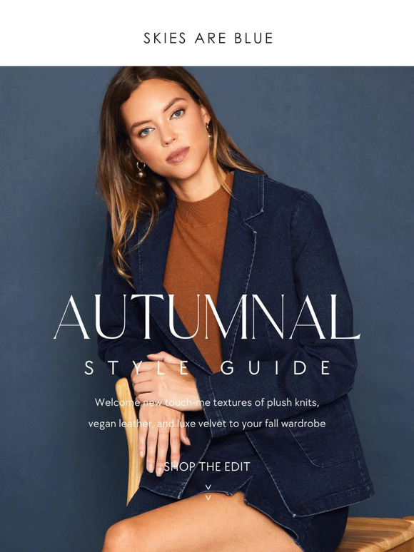 Autumnal Style Guide🤎