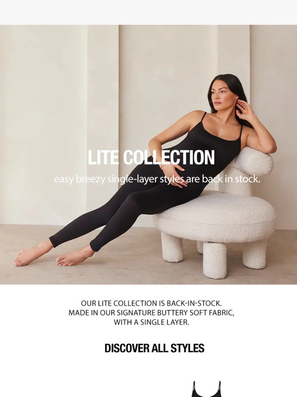 BACK IN STOCK: LITE COLLECTION