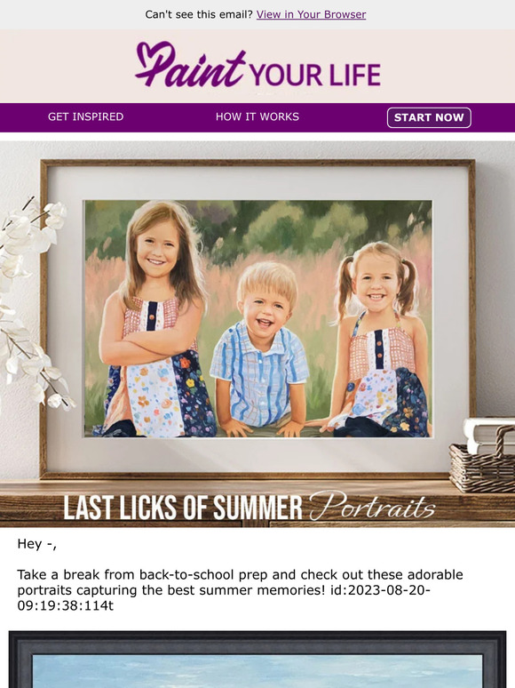 Head back to school with summer memories!