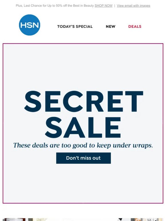 Shh…It’s a Secret Sale! Deals Too Good To Keep Under Wraps