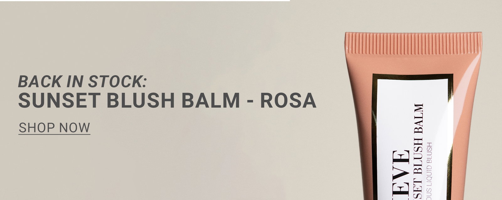 Back in Stock: Sunset Blush Balm - Rosa