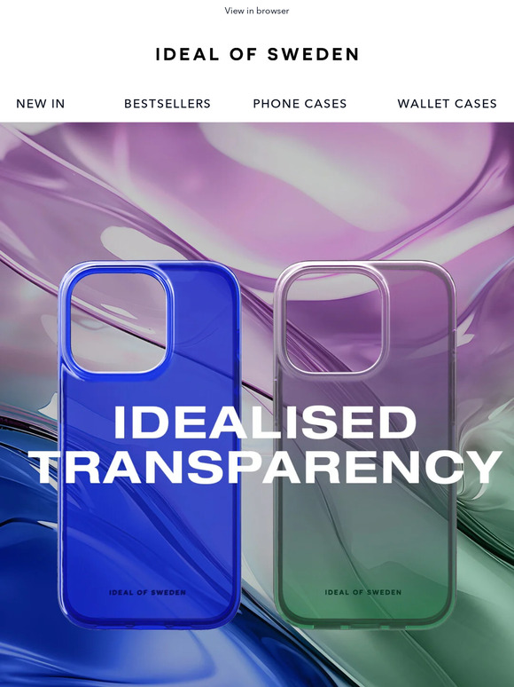 NEW IN: Clear Case in new colours