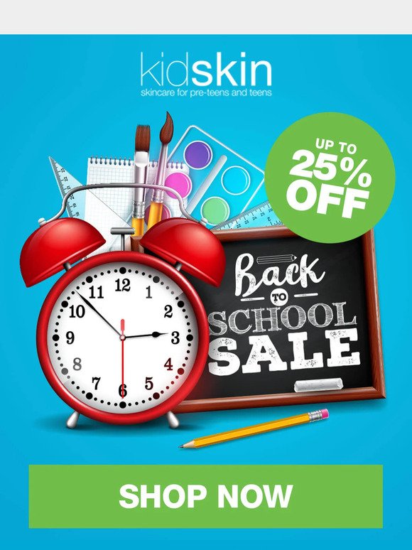 The Back To School Sale is LIVE!