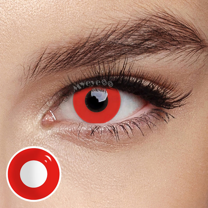 MYEYEBB Vampire Block Prescription Cosplay Colored Contact Lenses