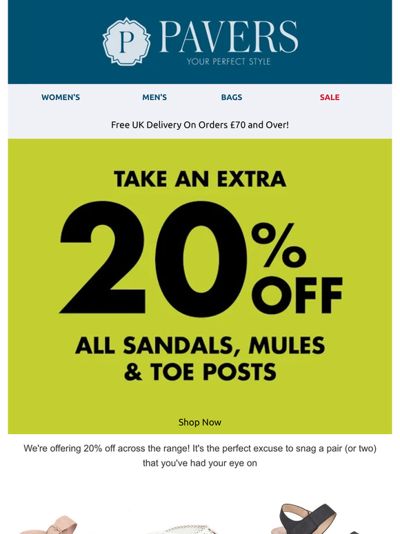Take an extra 20% off while you still can