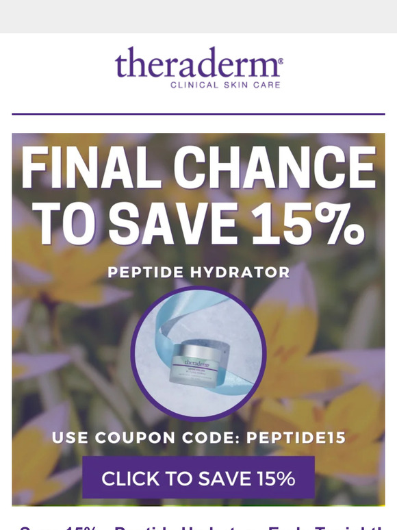 Final Hours Alert: Just Today Left to Grab 15% Off Our Peptide Hydrator!