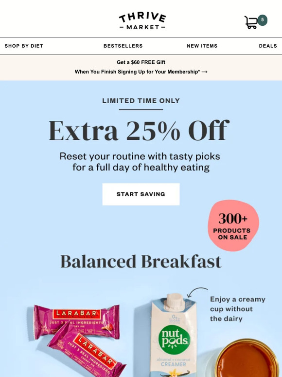 Get pumped: EXTRA 25% off starts now 🙌