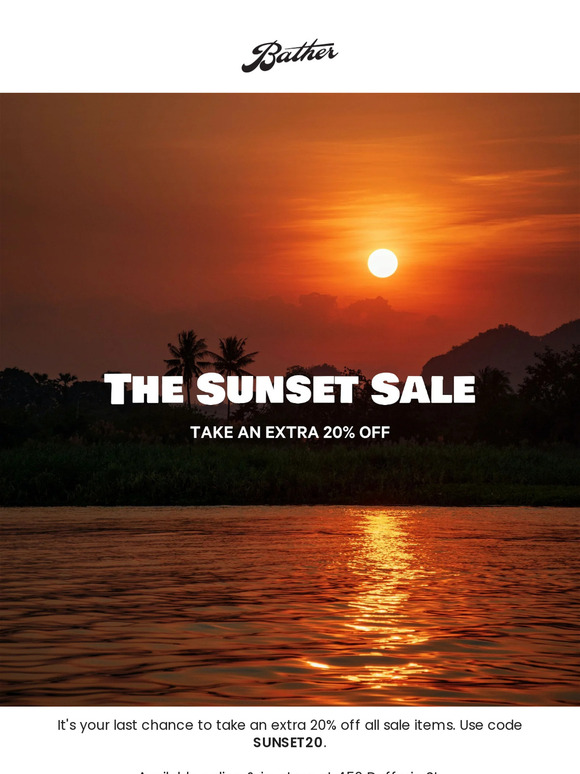 Last Chance: 20% Off All Sale